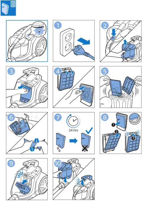PHILIPS XB9155 Vacuum Cleaner - Overview 9