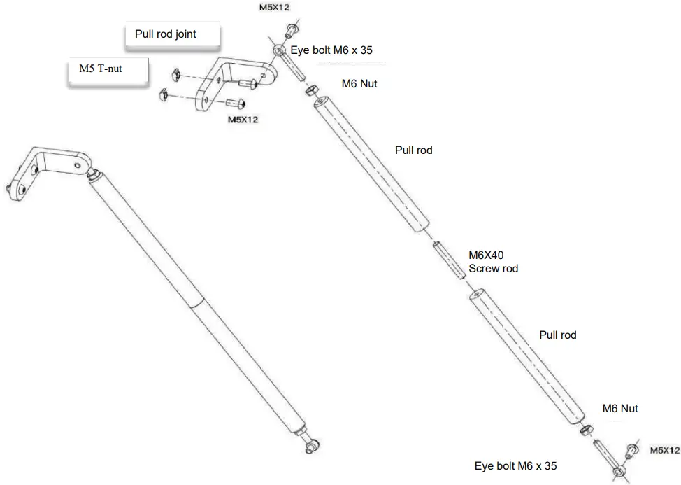 Pull rod details