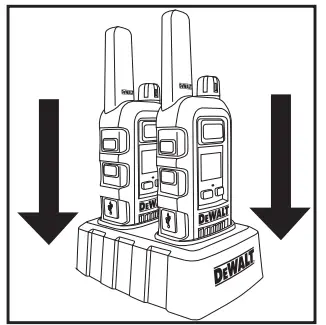 DEWALT DXFRS300 1 Watt Heavy Duty Walkie Talkies-7