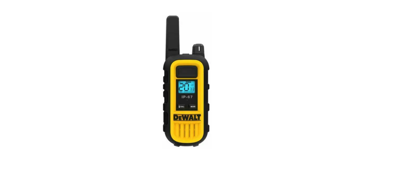 Dewalt Dxfrs300 1 Watt Heavy Duty Walkie Talkies User Guide