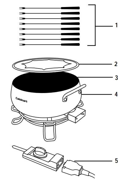 Cuisinart CFO-3SS 3-Quart Electric Fondue Pot-2