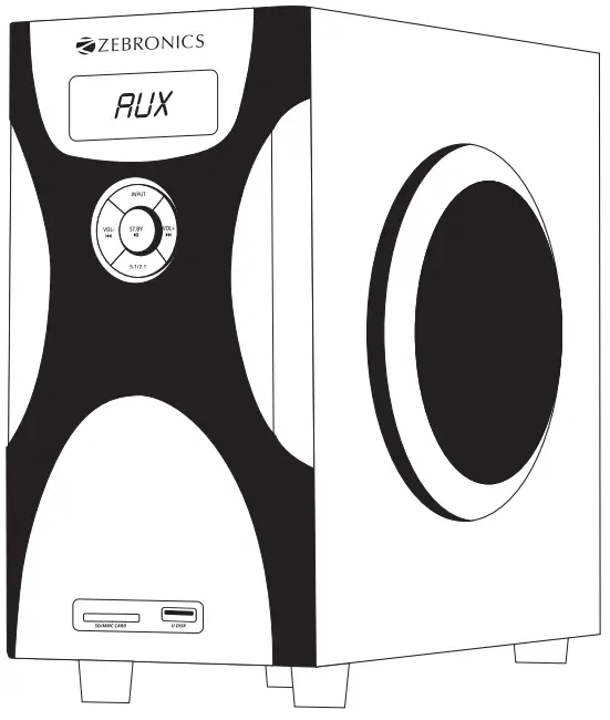 ZEBRONICS ZEB BT6592RUCF 51 Speaker - FIG 1