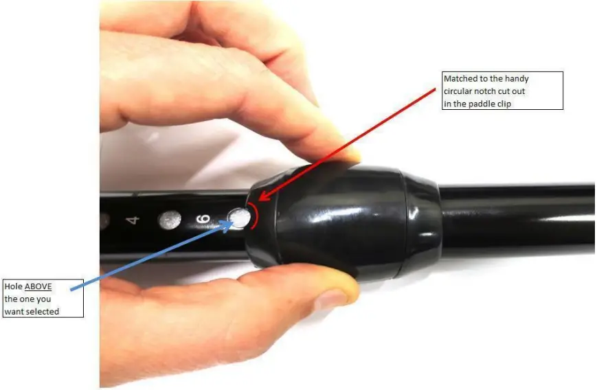 SURF SNOW WAREHOUSE 650066639357 BPS 2 Piece Alloy Sup Paddle With Blade Cover - Fig 2