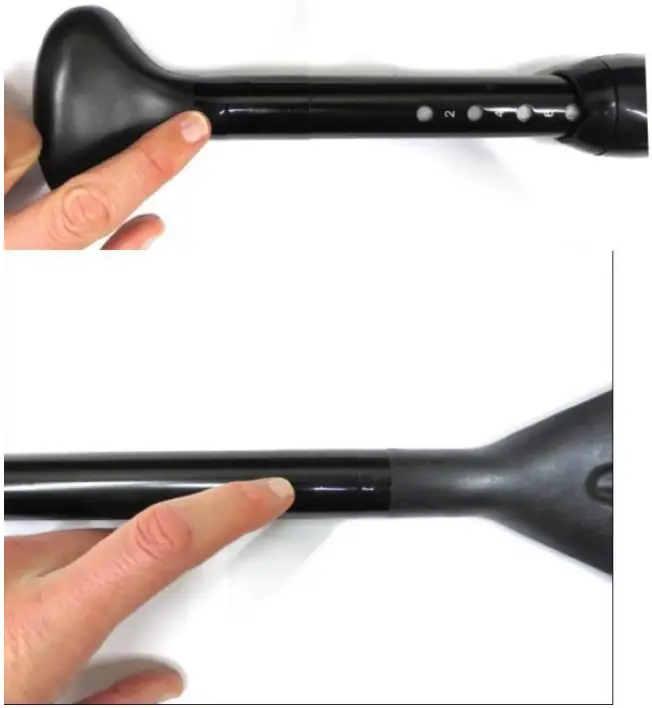 SURF SNOW WAREHOUSE 650066639357 BPS 2 Piece Alloy Sup Paddle With Blade Cover - Fig 4