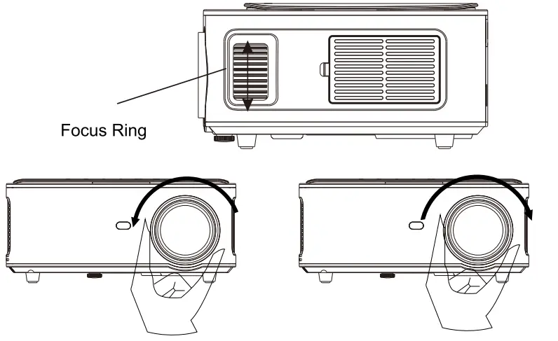 YABER Projector 5G WiFi Bluetooth Projector-8