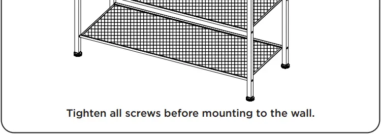 HONEY-CAN-DO SHF-09575 Natural Hall Tree with Shelves-fig13