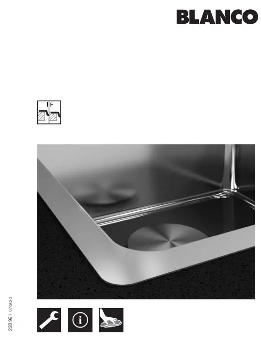 BLANCO 526114 Kitchen Sink Instructions