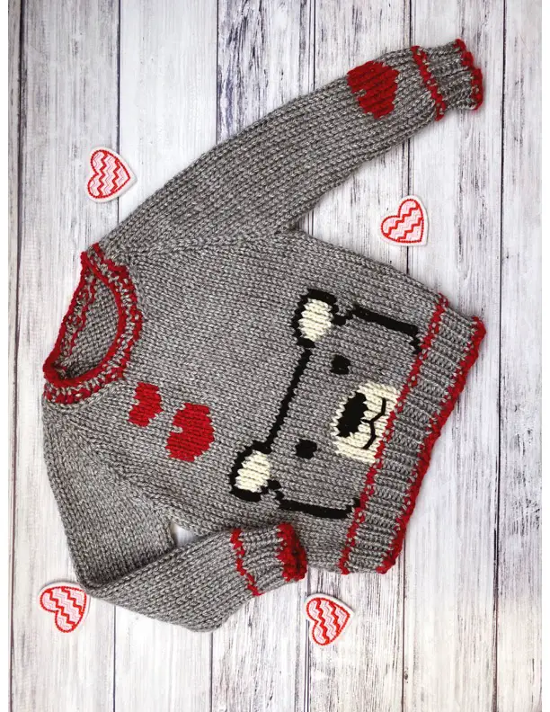 Lion Brand Beary In Love Sweater User Manual