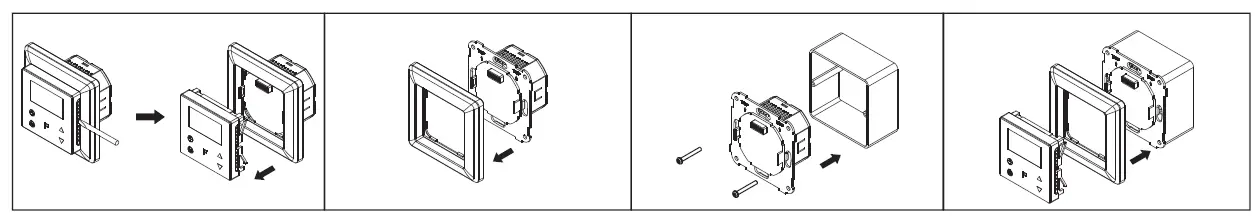 namron 4512738 Touch Zigbee 16A Thermostat fig 3