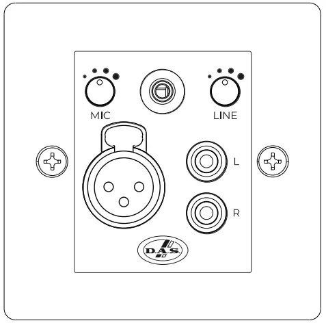 DAS VINTEGRAL-WPM1 2-Channel Wall-Panel Format Audio Mixer - Fig 1