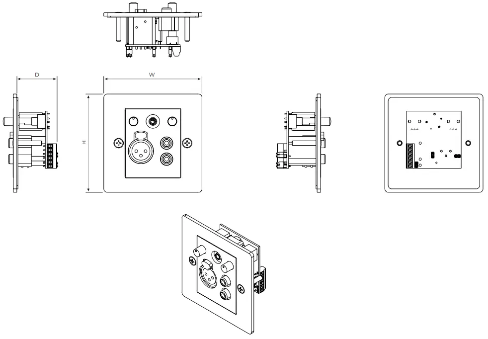 DAS VINTEGRAL-WPM1 2-Channel Wall-Panel Format Audio Mixer - Fig 8