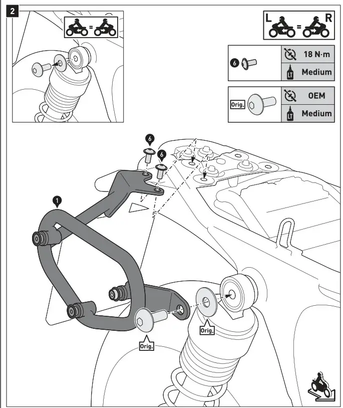 SW MOTECH BC HTA 11 928 20000 Legend Gear side bag system LC Triumph Speed Twin - FIG12
