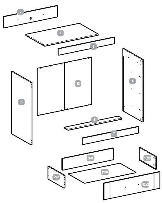 Silver Cross 5839110044900 Alnmouth Dresser Changer Table-fig2
