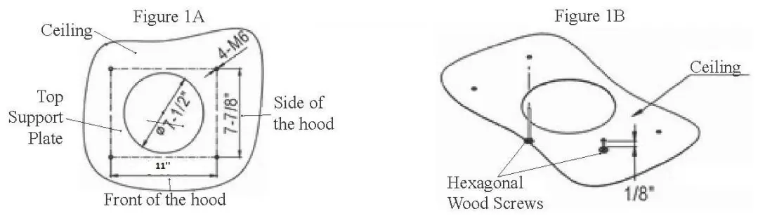 AVG AVI 369IS2 Idaho Island Range Hood - concrete sleeve anchor