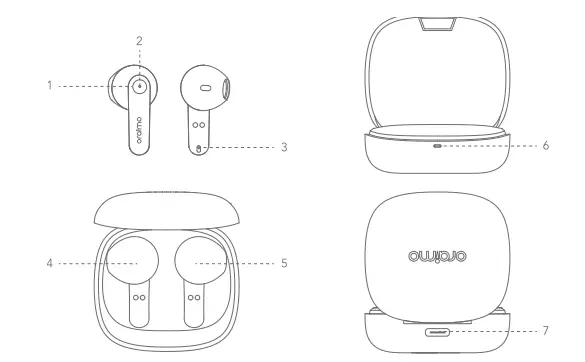 oraimo OEB-E03D Roll Earbuds 2