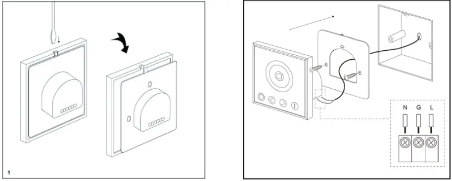 HOFTRONIC ITL2.4GMD Wireless 2.4 Ghz Led Wall Dimmer - Figure 2