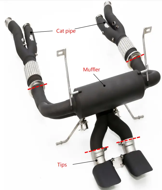 iPE Lambo LP700 Exhaust System fig 19