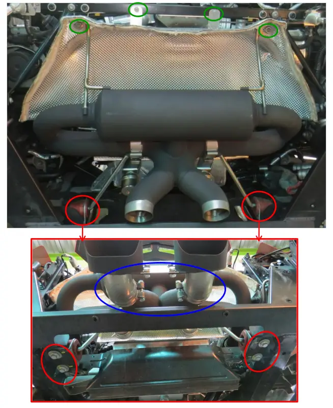 iPE Lambo LP700 Exhaust System fig 5