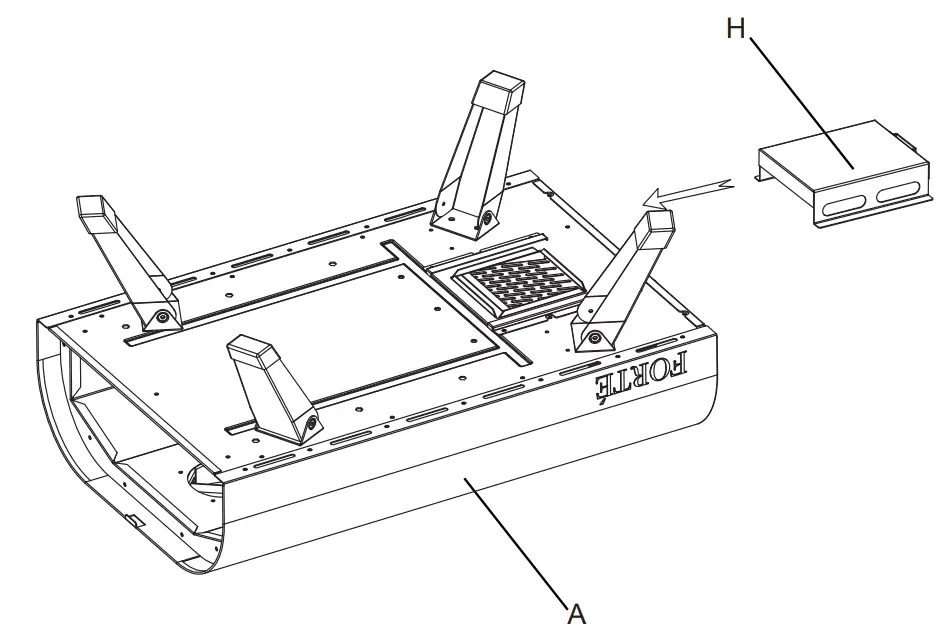FORTE FPPO14PSS Outdoor Pizza Oven fig 3