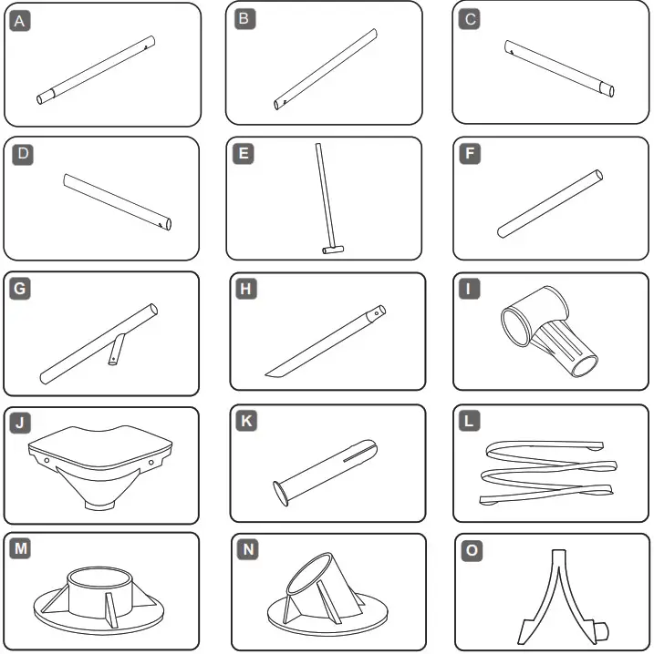 Bestway SPLASH FRAME POOLS - parts