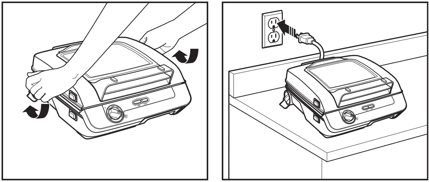 Hamilton Beach 4-in-1 Indoor Grill & Electric Griddle Combo with Bacon Cooker-10