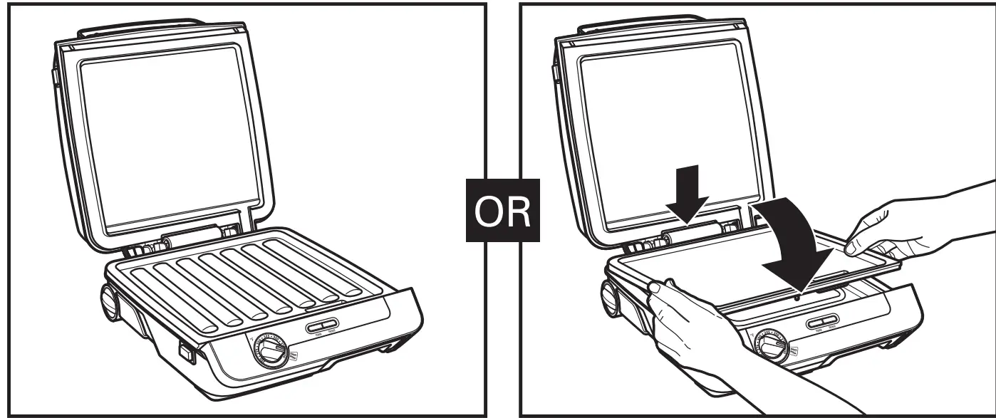 Hamilton Beach 4-in-1 Indoor Grill & Electric Griddle Combo with Bacon Cooker-6