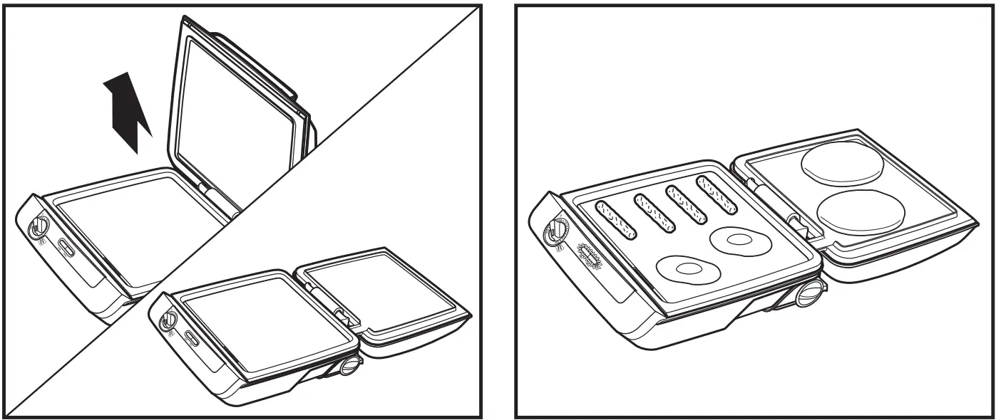 Hamilton Beach 4-in-1 Indoor Grill & Electric Griddle Combo with Bacon Cooker-8