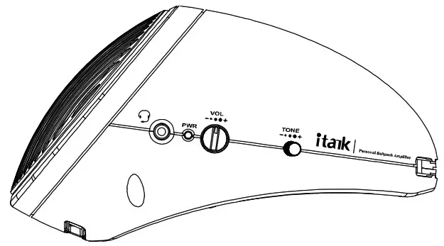 CHIAYO italk Personal Belt pack Amplifier - cover