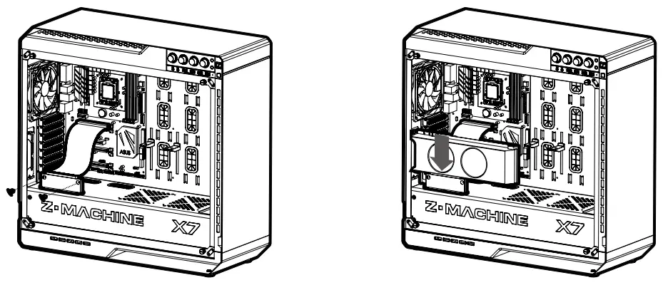 Mounting the riser card