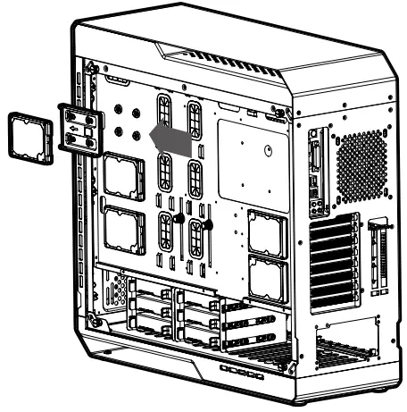Mounting SSD and HDD