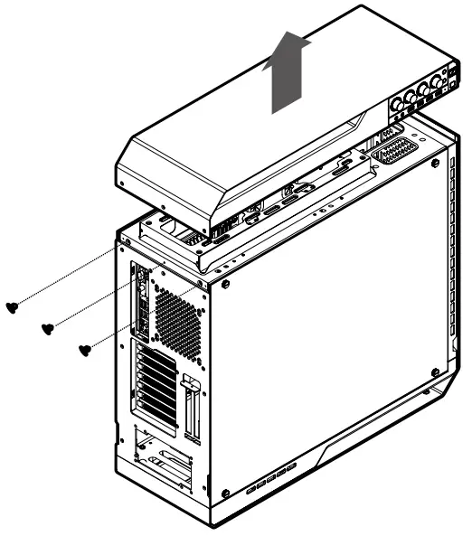 Separating the top panel