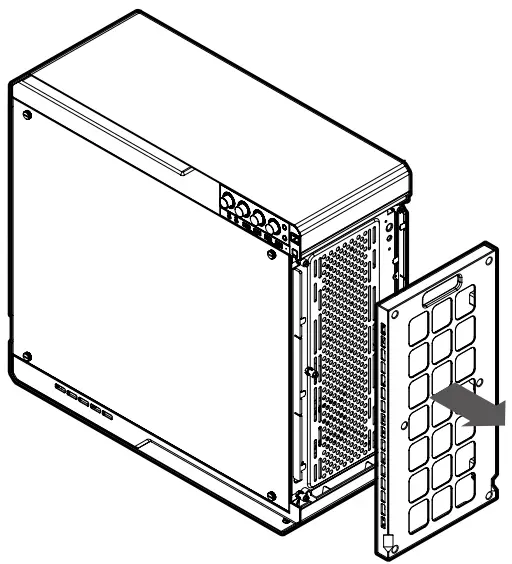 Separating the front bezel