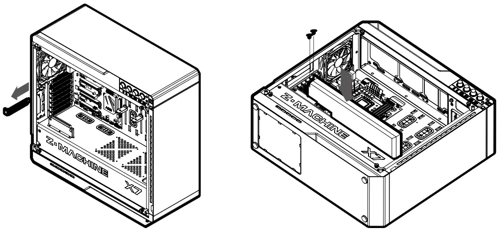 Mounting PCI-E(VGA) card