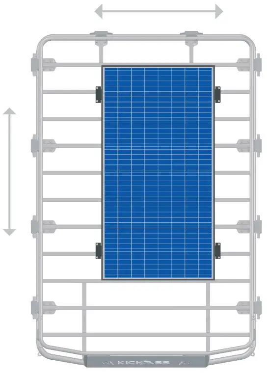 KICKAss KARTSP170 170W Fixed Solar Panel - Figure 13