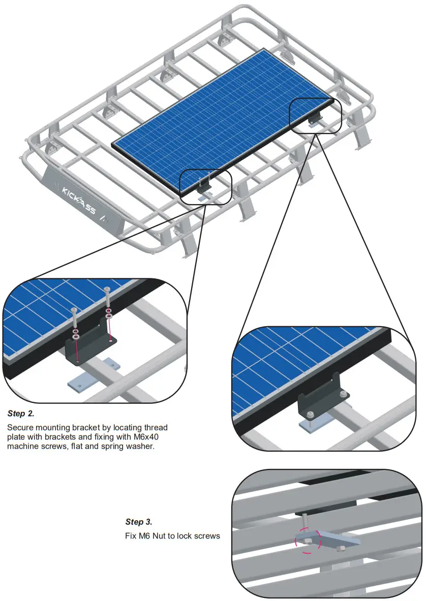 KICKAss KARTSP170 170W Fixed Solar Panel - Figure 14