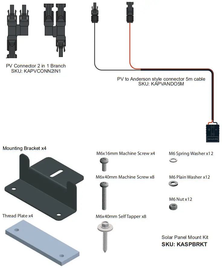 KICKAss KARTSP170 170W Fixed Solar Panel - Figure 9