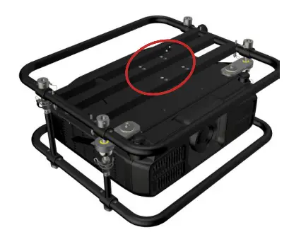 Mounting the frame on a truss