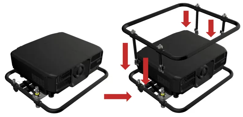 Remove the ELPLX02 ultra-short throw lens