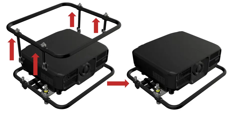 Removing the Upper Ring - Installation Version 3