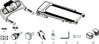 Kahomvis-FYC-QPW9-609-Black-Steel-Foldable-Electric-Treadmill-02