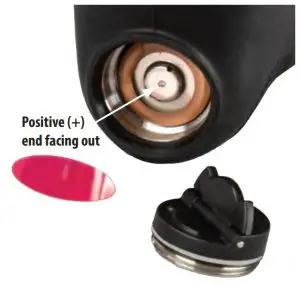 FIG 3 REPLACING A LOW BATTERY