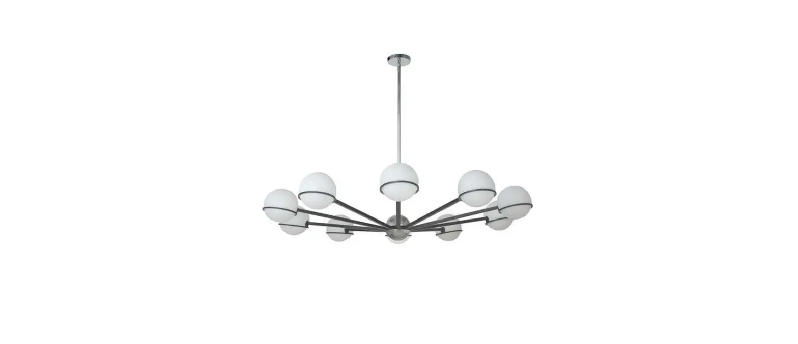 Dainolite Sof-5010c Sofia 10-light Black Modern/contemporary Chandelier Instruction Manual