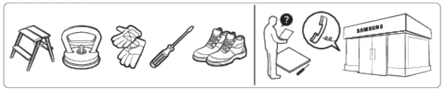 SAMSUNG 887276661117 Bespoke 3-Door French Door Refrigerator Bottom Panel in Tuscan Steel-FIG2