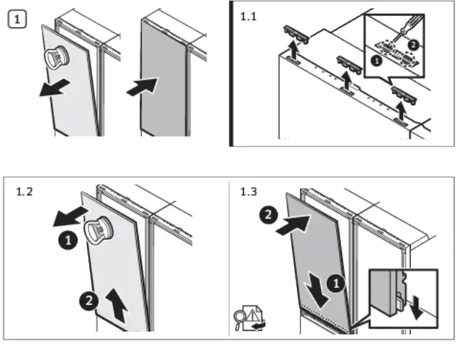 SAMSUNG 887276661117 Bespoke 3-Door French Door Refrigerator Bottom Panel in Tuscan Steel-FIG3