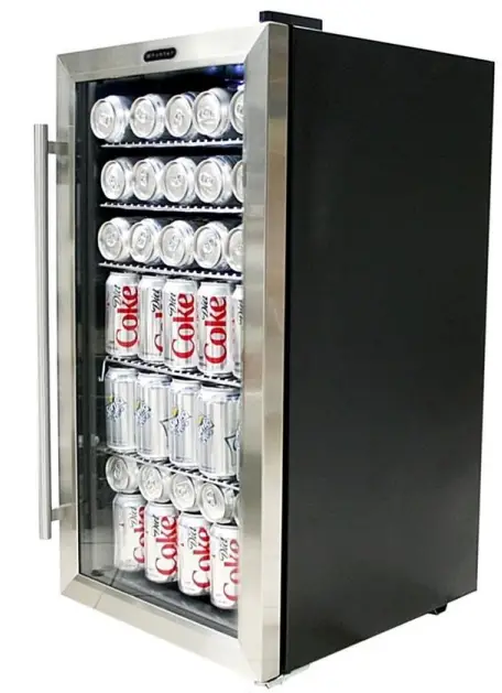 Whynter BR 130SB 120 Can Capacity Stainless Steel Beverage Refrigerator-