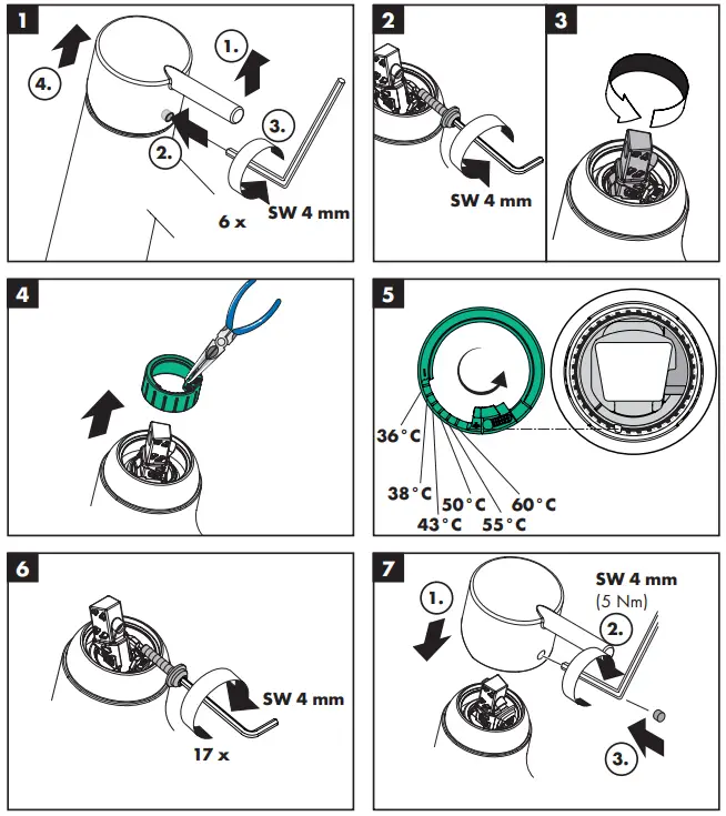 hansgrohe 31160000 Metris S Single Lever Basin Mixer - 6