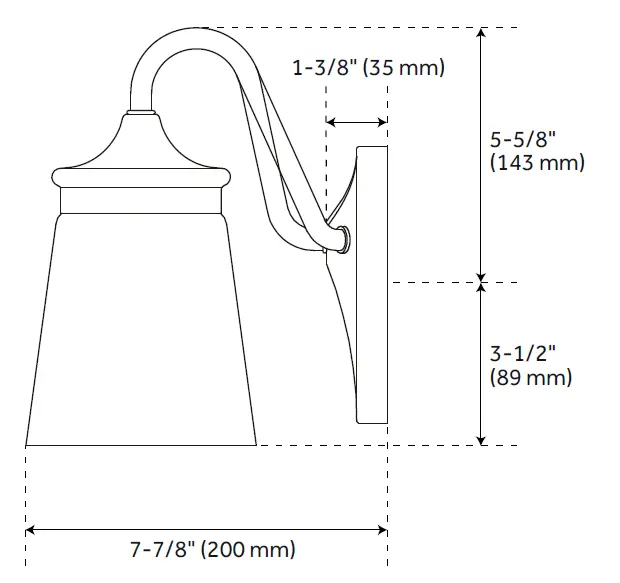 PARK HARBOR 453504 LA Maida Matte Black 3 Light Vanity Light 2