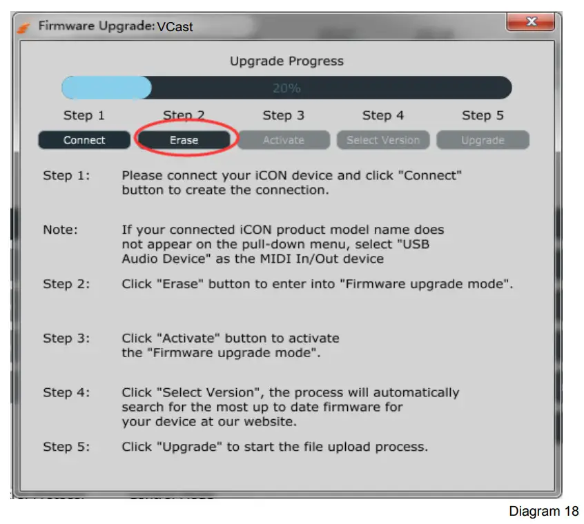 iCON VCAST Control Station for Live Streaming - Top Panel Layout 19