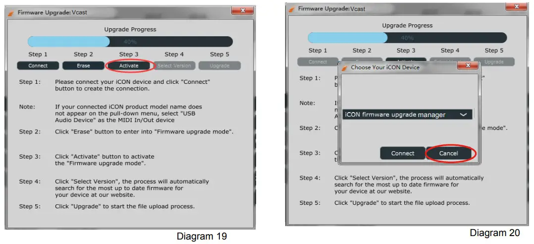 iCON VCAST Control Station for Live Streaming - Top Panel Layout 20