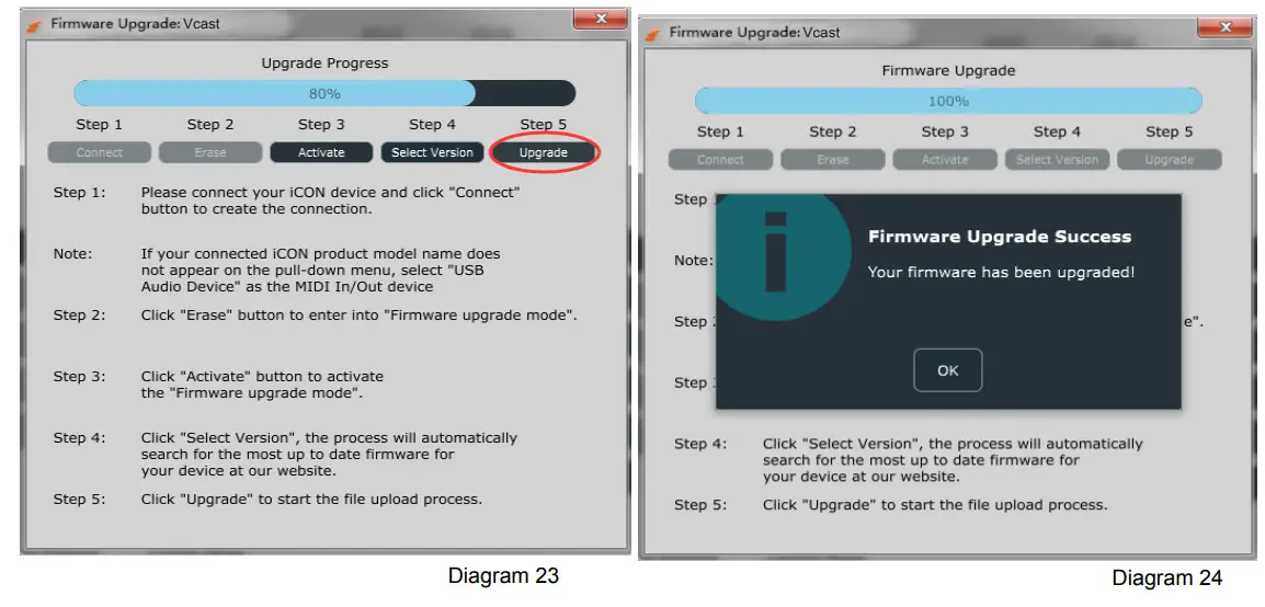 iCON VCAST Control Station for Live Streaming - Top Panel Layout 22